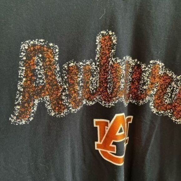 Auburn University Glittery Long Sleeve T-Shirt Women’s Size Small - Picture 2 of 4